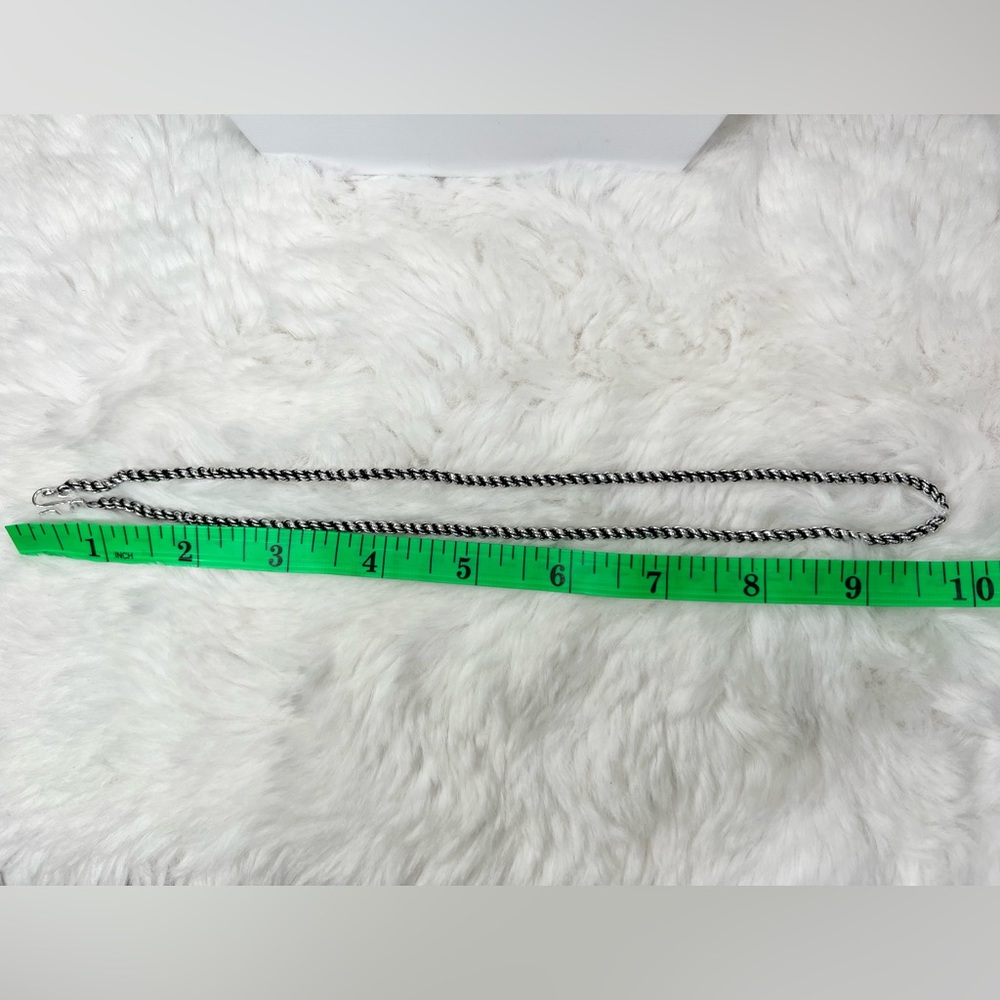 925 Rope “ Snake “ Chain 20” Length - Picture 3 of 4